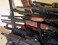 During this operation, HSI and its partner law enforcement agencies seized 238 firearms