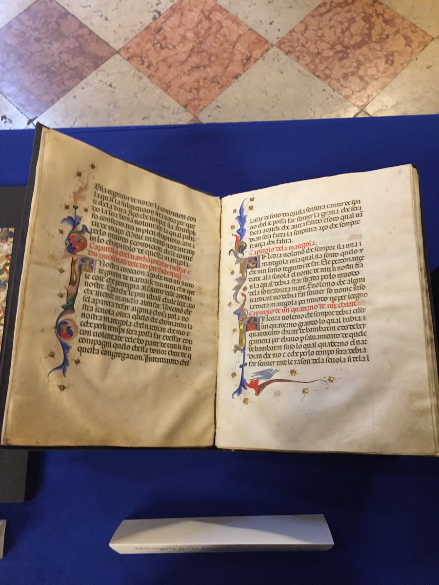 Mariegola Manuscript and the Illuminate Page
