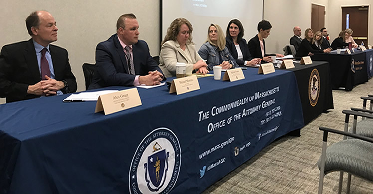 ICE HSI Boston special agent leads presentation at large anti-human trafficking networking, education event in western Massachusetts 