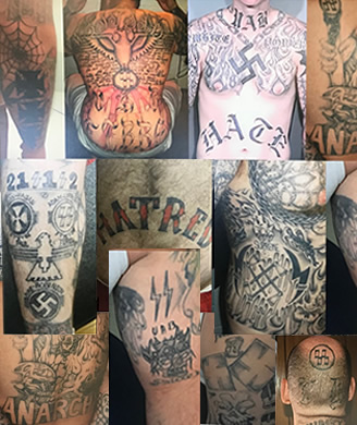 Universal Aryan Brotherhood tattoos