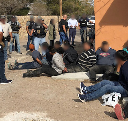 ICE arrests suspected human smuggler, 54 illegal aliens in El Paso smuggling stash house