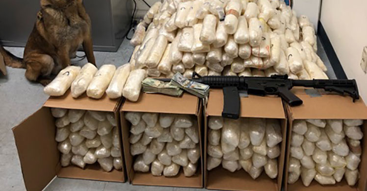 ICE HSI Yuma seizes cache of illicit goods