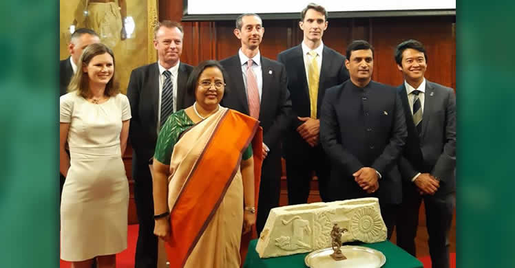 Indian artifacts repatriated to home country during London ceremony