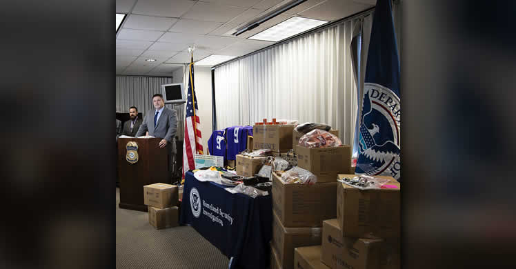 HSI New Orleans Special Agent in Charge Jere Miles announces the results of an IPR surge operation resulting in the seizure of more than 33,000 counterfeit items valued at more than $8 million.