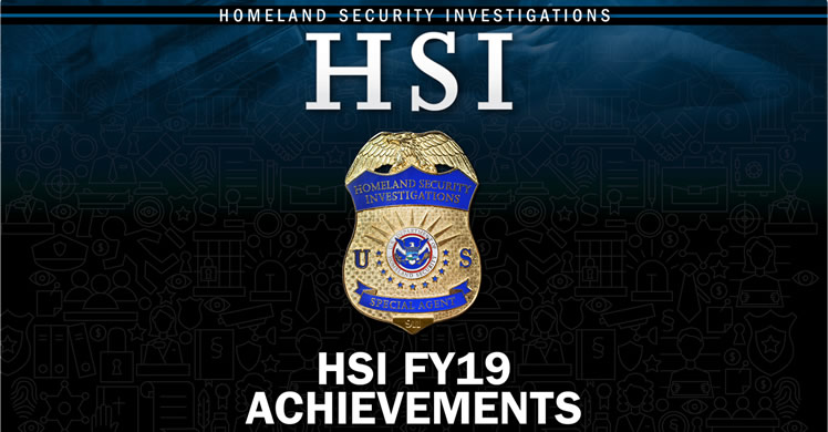ICE HSI announces record-high number of criminal arrests in FY19