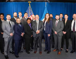 Today, 12 military veterans graduated from the HSI HERO Child Rescue Corps program during a ceremony at ICE Headquarters.