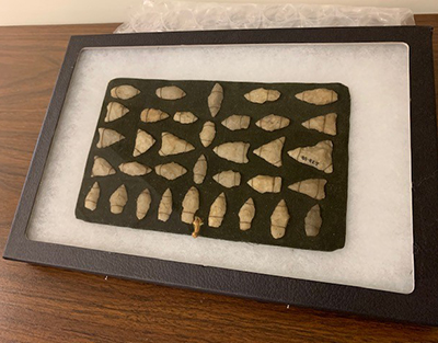 Historic projectile points recovered and returned to museum by HSI agents, U.S. Attorney for Rhode Island, local police