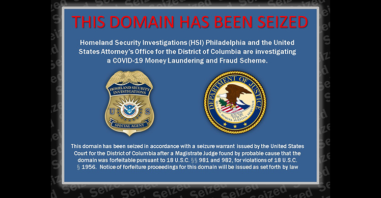 COVID-19 fraud domain seized from seller who attempted to sell it using bitcoin