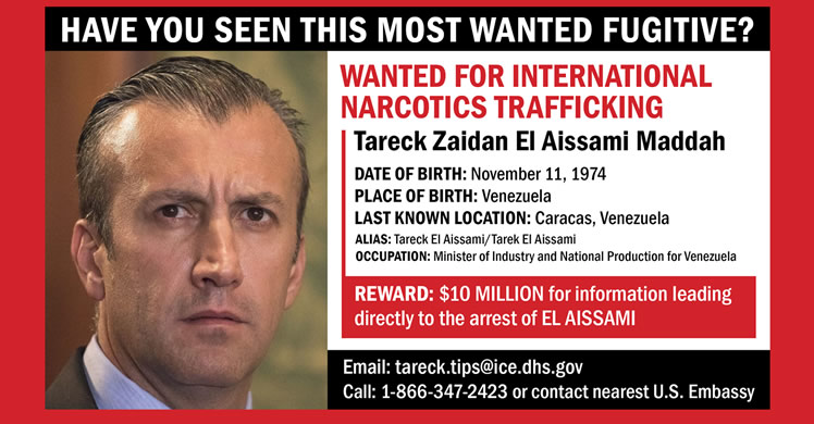 If you have information about the whereabouts of this fugitive, please contact tareck.tips@ice.dhs.gov