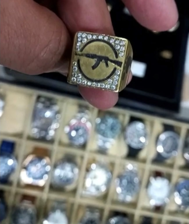Ring with TCO’s symbol