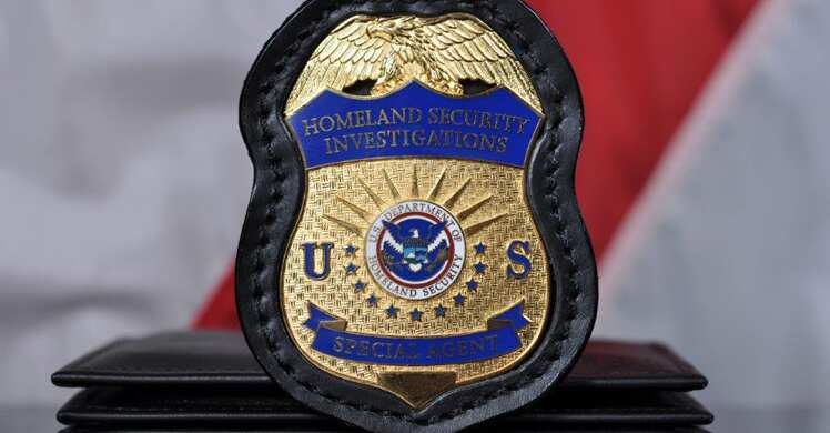 ICE HSI Special Agent badge