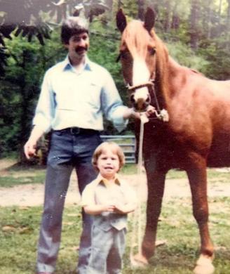 Regan Wheeler and his son, now Special Agent Matthew Brooks